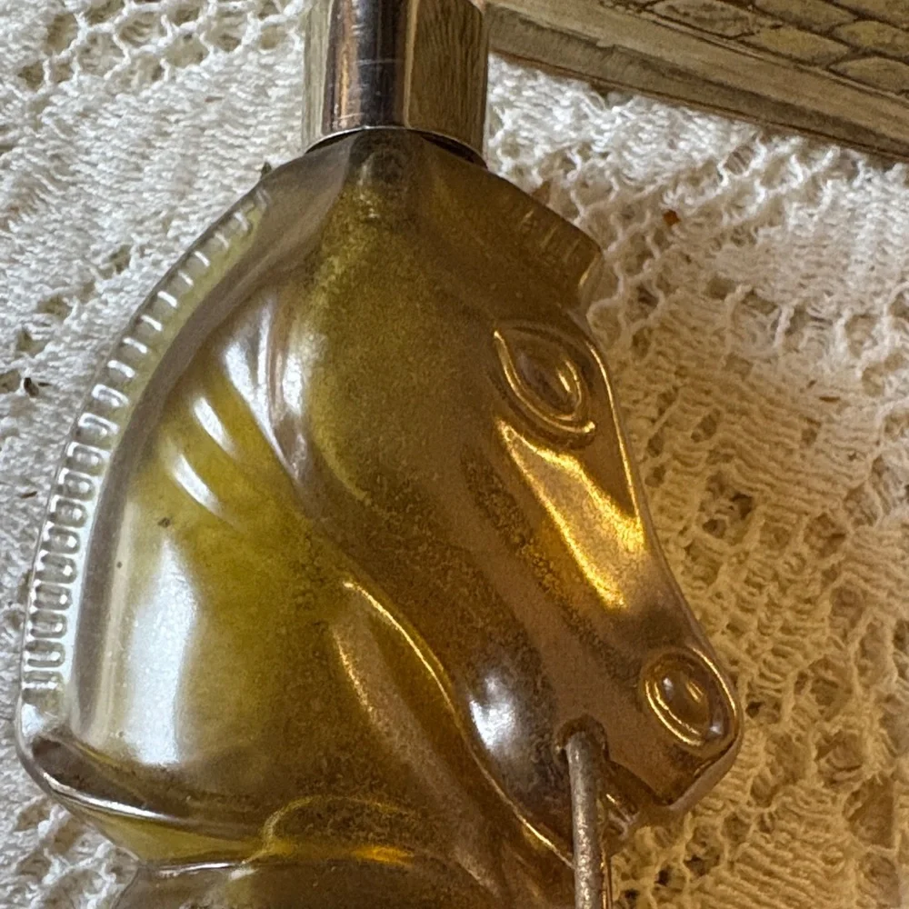 Set of Vintage Avon Pony Post Decanters